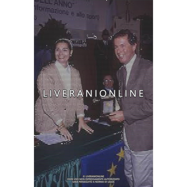 RETROSPETTIVA CESARE FIORIO DIRIGENTE SPORTIVO ITALIANO NELLA FOTO CESARE FIORIO CON ROSANNA SCHIAFFINO AG ALDO LIVERANI SAS 