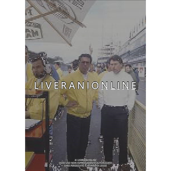 RETROSPETTIVA CESARE FIORIO DIRIGENTE SPORTIVO ITALIANO NELLA FOTO CESARE FIORIO CON JOHN BARNARD AG ALDO LIVERANI SAS 