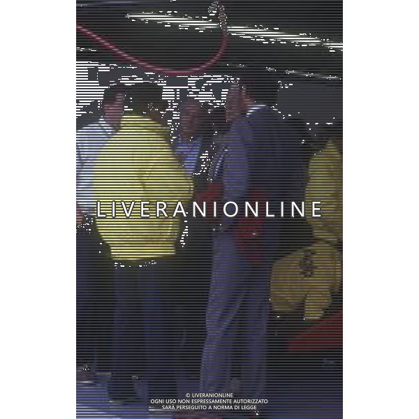 RETROSPETTIVA CESARE FIORIO DIRIGENTE SPORTIVO ITALIANO NELLA FOTO CESARE FIORIO CON GIANNI AGNELLI AG ALDO LIVERANI SAS 