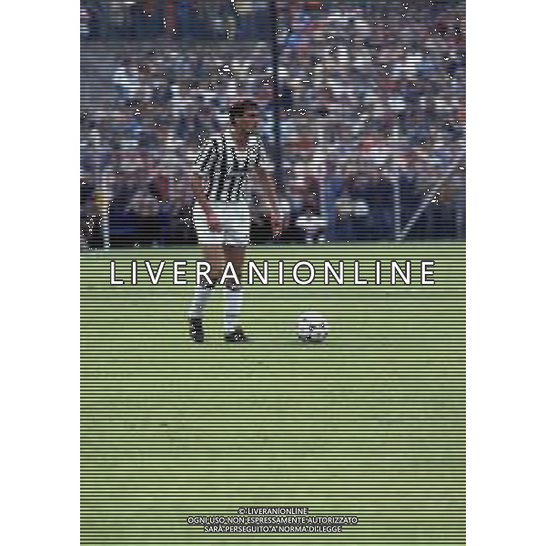 RETROSPETTIVA MARCO TARDELLI CALCIATORE NELLA FOTO MARCO TARDELLI CON LA MAGLIA DELLA JUVENTUS AG ALDO LIVERANI SAS 