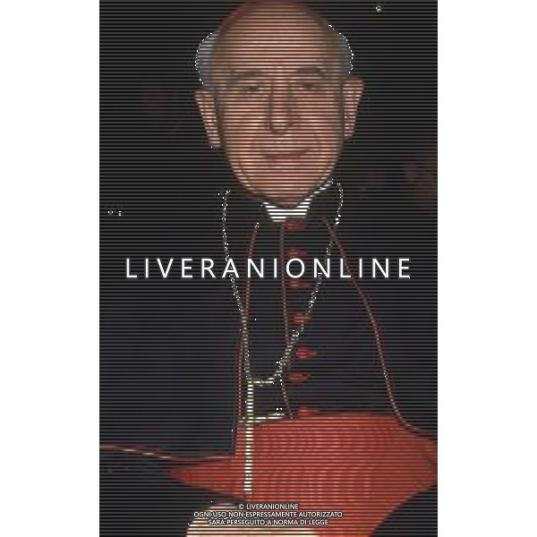 GIOVANNI UMBERTO COLOMBO, Arcivescovo di Milano e Cardinale cattolico italiano - RETROSPETTIVA ©ARCHIVIO / AGENZIA ALDO LIVERANI SAS