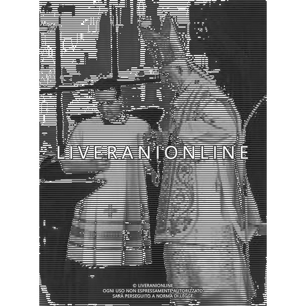 GIOVANNI UMBERTO COLOMBO, Arcivescovo di Milano e Cardinale cattolico italiano - RETROSPETTIVA Nella foto durante la sua ultima Messa nella chiesa di Sant\'Ambrogio di Milano nel 1979 ©ARCHIVIO / AGENZIA ALDO LIVERANI SAS
