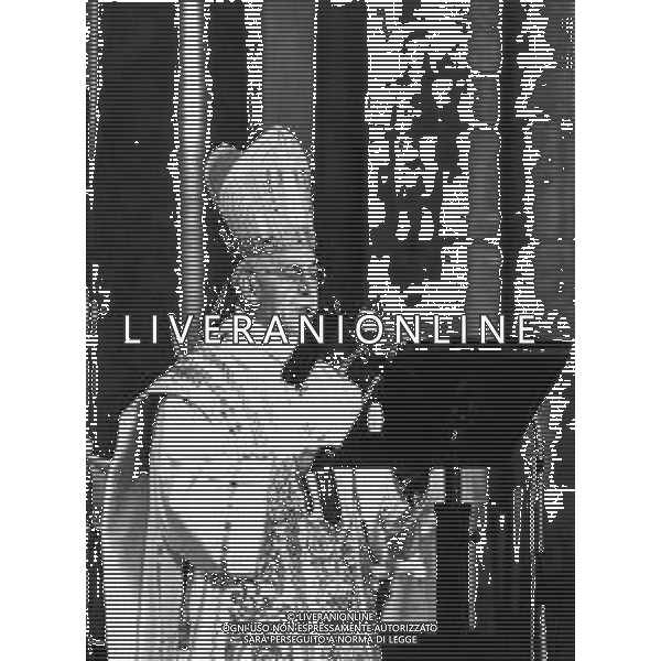 GIOVANNI UMBERTO COLOMBO, Arcivescovo di Milano e Cardinale cattolico italiano - RETROSPETTIVA Nella foto durante la sua ultima Messa nella chiesa di Sant\'Ambrogio di Milano nel 1979 ©ARCHIVIO / AGENZIA ALDO LIVERANI SAS