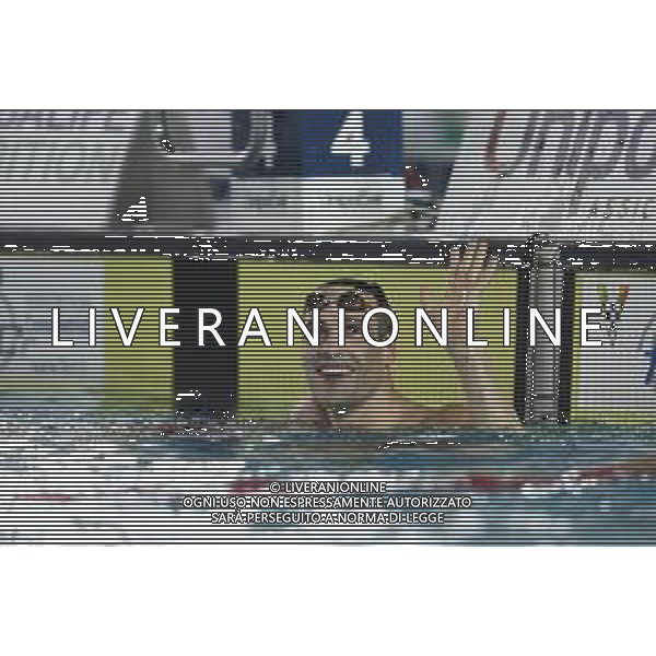 Riccione 06/04/2019 - Campionati Assoluti di Nuoto - nella foto: esultanza fabio scozzoli ©Claudio Zamagni/Agenzia Aldo Liverani