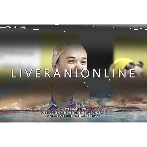 Riccione 06/04/2019 - Campionati Assoluti di Nuoto - nella foto: esultanza margherita panziera ©Claudio Zamagni/Agenzia Aldo Liverani