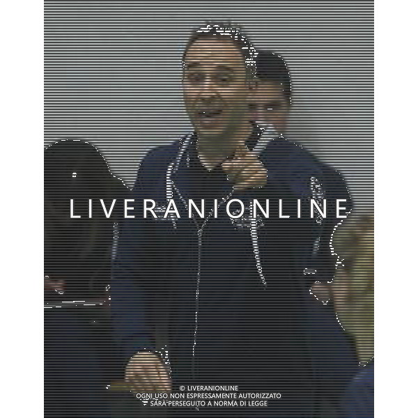 IMOLA 07 04 2019 PALLAVOLO CLAI IMOLA-BOLOGNA 3-1 PROMOZIONE IN B1 NELLA FOTO ALLENATORE MANUEL TURRINI CLAI IMOLA FOTO GIANNI SANNA-AG ALDO LIVERANI SAS