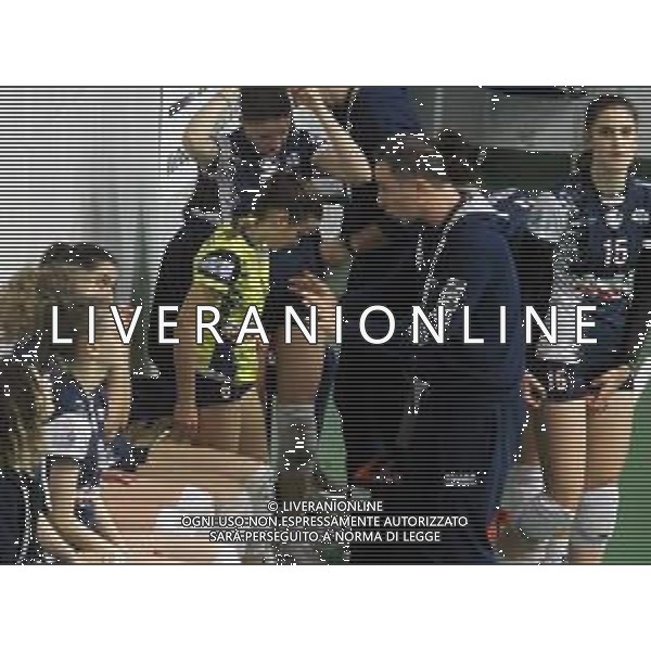 IMOLA 07 04 2019 PALLAVOLO CLAI IMOLA-BOLOGNA 3-1 PROMOZIONE IN B1 NELLA FOTO TIME OUT CLAI IMOLA FOTO GIANNI SANNA-AG ALDO LIVERANI SAS