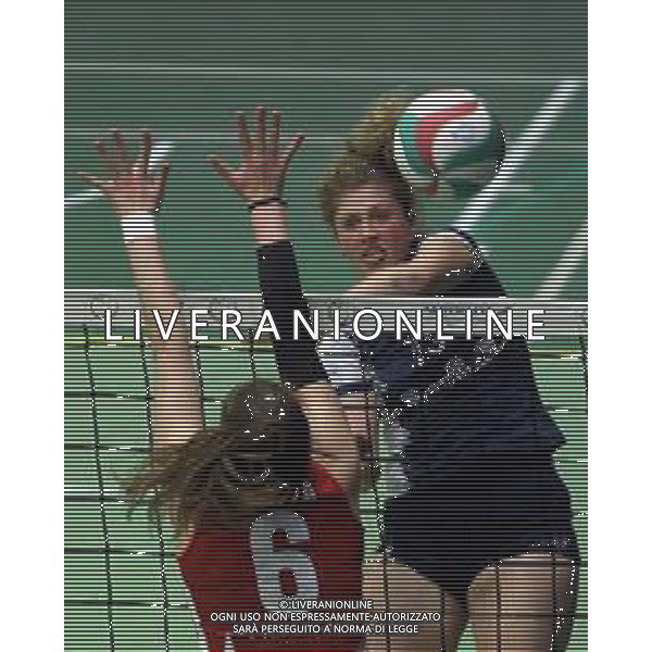 IMOLA 07 04 2019 PALLAVOLO CLAI IMOLA-BOLOGNA 3-1 PROMOZIONE IN B1 NELLA FOTO GIULIA COLLET CLAI IMOLA FOTO GIANNI SANNA-AG ALDO LIVERANI SAS