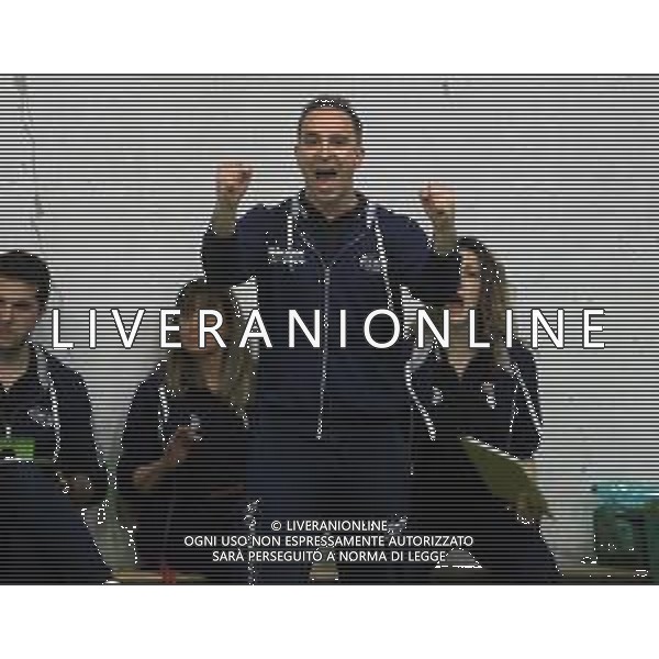 IMOLA 07 04 2019 PALLAVOLO CLAI IMOLA-BOLOGNA 3-1 PROMOZIONE IN B1 NELLA FOTO MANUEL TURRINI ALLENATORE CLAI IMOLA FOTO GIANNI SANNA-AG ALDO LIVERANI SAS