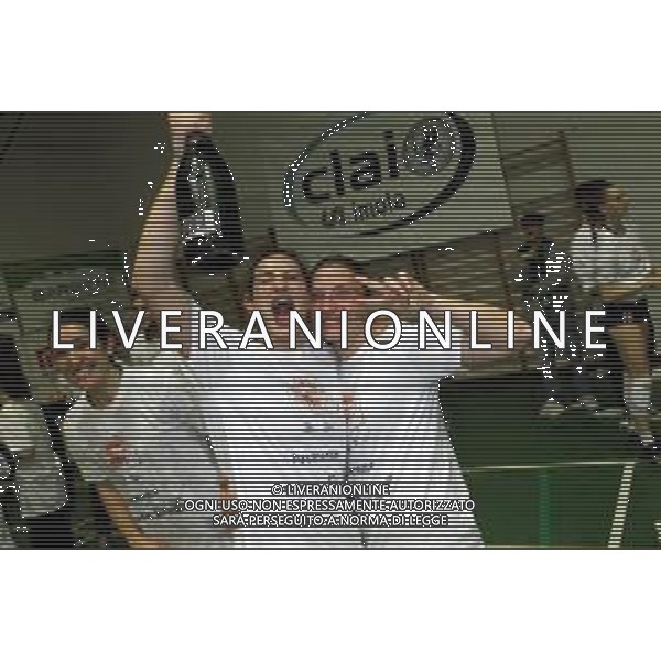 IMOLA 07 04 2019 PALLAVOLO CLAI IMOLA-BOLOGNA 3-1 PROMOZIONE IN B1 NELLA FOTO SOFIA DEVETAG E ZANOTTI CLAUDIA CLAI IMOLA FOTO GIANNI SANNA-AG ALDO LIVERANI SAS