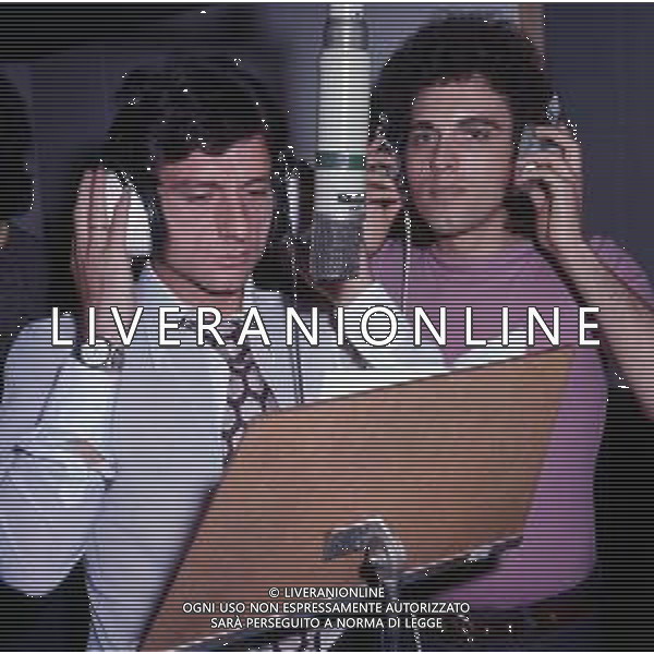 RETROSPETTIVA MARIO BERTINI CALCIATORE NELLA FOTO MARIO BERTINI CON CHRISTIAN AG ALDO LIVERANI SAS