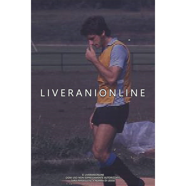 RETROSPETTIVA MARIO BERTINI CALCIATORE NELLA FOTO MARIO BERTINI CON LA MAGLIA DELL\'INTER AG ALDO LIVERANI SAS