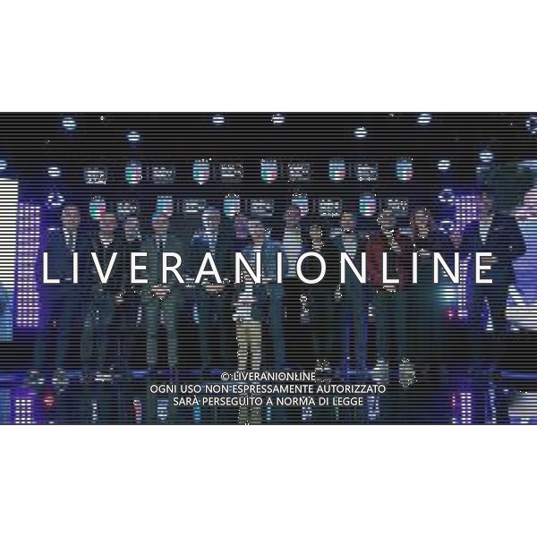 Serata FIGC-Radio Italia Milano - 08.04.2019 Nella Foto: Roberto Mancini, Luigi Di Biagio,Gabriele Gravina,Alessandro Volanti,Marco Pontini,Gigi D’Alessio, Dolcenera,Rocco Hunt,The Kolors,Chiara /Ph.Vitez-Ag. Aldo Liverani