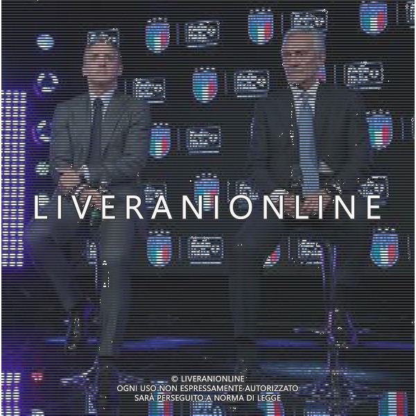 Serata FIGC-Radio Italia Milano - 08.04.2019 Nella Foto: Roberto Mancini,Gabriele Gravina /Ph.Vitez-Ag. Aldo Liverani