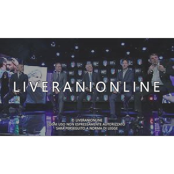 Serata FIGC-Radio Italia Milano - 08.04.2019 Nella Foto: Roberto Mancini, Luigi Di Biagio, Gabriele Gravina,Alessandro Volanti,Marco Pontini /Ph.Vitez-Ag. Aldo Liverani