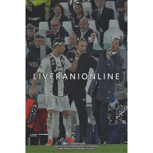 Torino 07.11.2018 Allianz Stadium 07.11.2018 Juventus vs Manchester United FC ©Falzone/Agenzia Aldo Liverani NELLA FOTO : CRISTIANO RONALDO-MASSIMILIANO ALLEGRI