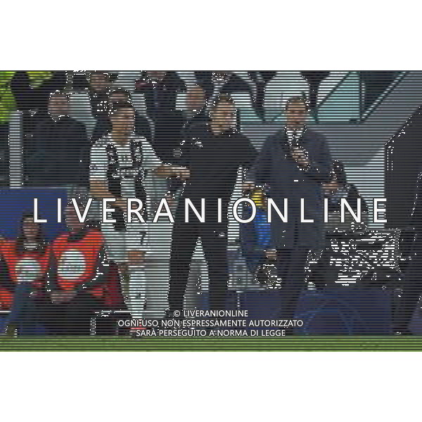 Torino 07.11.2018 Allianz Stadium 07.11.2018 Juventus vs Manchester United FC ©Falzone/Agenzia Aldo Liverani NELLA FOTO : CRISTIANO RONALDO-MASSIMILIANO ALLEGRI