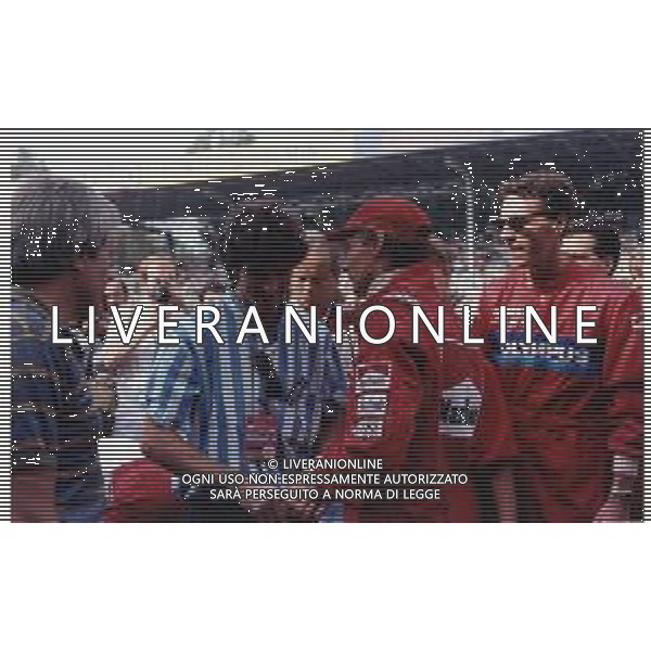 RETROSPETTIVA NIKI LAUDA PILOTA F1 E DIRIGENTE SPORTIVO NELLA FOTO NIKI LAUDA CON PAOLO ROSSI AG ALDO LIVERANI SAS