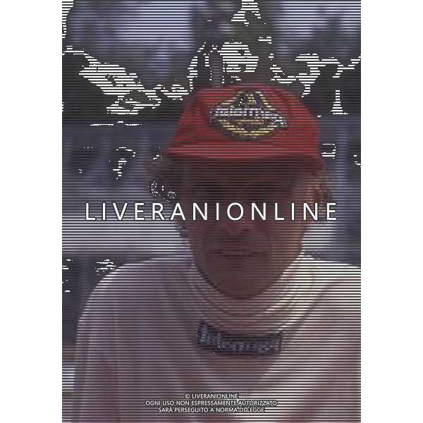 RETROSPETTIVA NIKI LAUDA PILOTA F1 E DIRIGENTE SPORTIVO NELLA FOTO NIKI LAUDA AG ALDO LIVERANI SAS