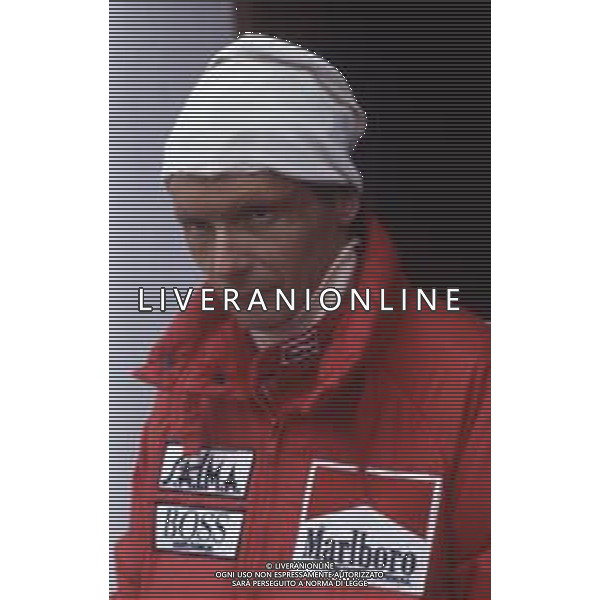 RETROSPETTIVA NIKI LAUDA PILOTA F1 E DIRIGENTE SPORTIVO NELLA FOTO NIKI LAUDA AG ALDO LIVERANI SAS