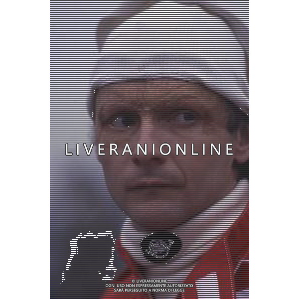 RETROSPETTIVA NIKI LAUDA PILOTA F1 E DIRIGENTE SPORTIVO NELLA FOTO NIKI LAUDA AG ALDO LIVERANI SAS