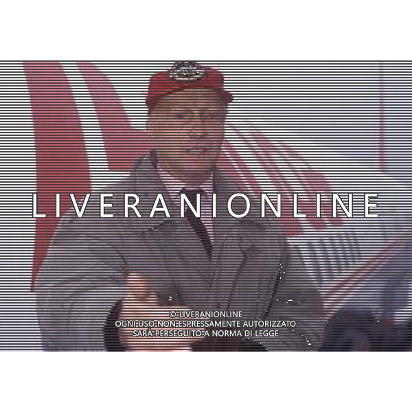 RETROSPETTIVA NIKI LAUDA PILOTA F1 E DIRIGENTE SPORTIVO NELLA FOTO NIKI LAUDA AG ALDO LIVERANI SAS