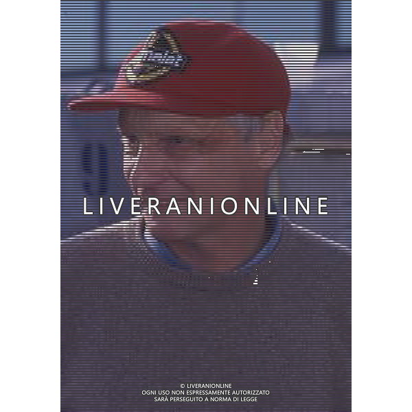RETROSPETTIVA NIKI LAUDA PILOTA F1 E DIRIGENTE SPORTIVO NELLA FOTO NIKI LAUDA AG ALDO LIVERANI SAS