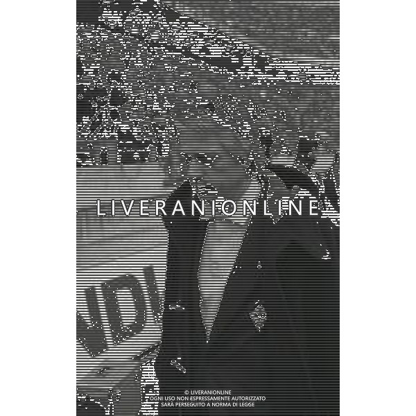 RETROSPETTIVA ALDO AGROPPI ALLENATORE CALCIO NELLA FOTO ALDO AGROPPI ALLENATORE DELLA FIORENTINA CALCIO NELL\'ANNO 1992-1993  AG ALDO LIVERANI SAS 