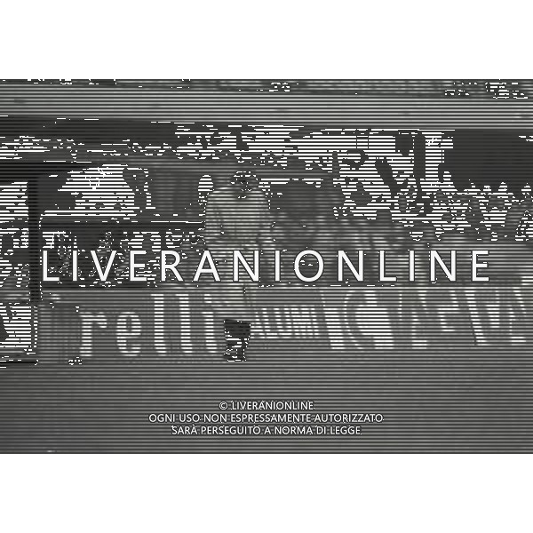 RETROSPETTIVA ALDO AGROPPI ALLENATORE CALCIO NELLA FOTO ALDO AGROPPI ALLENATORE DELL\'ASCOLI CALCIO NELL\'ANNO 1989-1990 AG ALDO LIVERANI SAS 