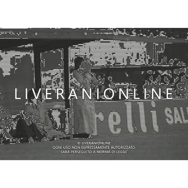 RETROSPETTIVA ALDO AGROPPI ALLENATORE CALCIO NELLA FOTO ALDO AGROPPI ALLENATORE DELL\'ASCOLI CALCIO NELL\'ANNO 1989-1990 AG ALDO LIVERANI SAS 