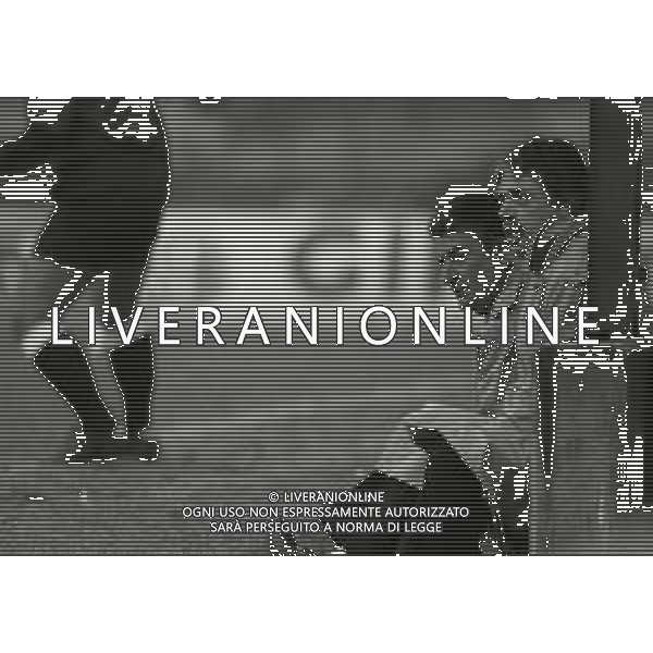 RETROSPETTIVA ALDO AGROPPI ALLENATORE CALCIO NELLA FOTO ALDO AGROPPI ALLENATORE DELL\'ASCOLI CALCIO NELL\'ANNO 1989-1990 AG ALDO LIVERANI SAS 