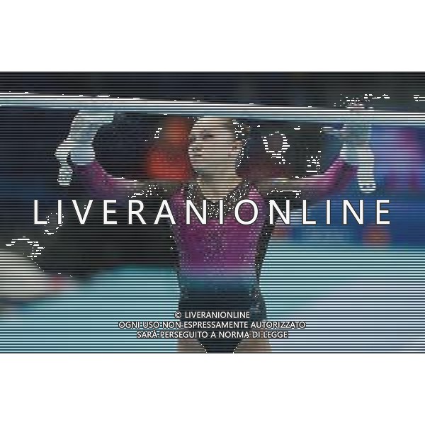 11.04.2019 SZCZECIN 8. MISTRZOSTWA EUROPY W GIMNASTYCE SPORTOWEJ KOBIET I MEZCZYZN DZIEN 2 - KWALIFIKACJE KOBIET 8th European Championships in Artistic Gymnastics Day 2 - Women Qualifications N/Z ANASTASIIA BOCHYNSKA FOT MATEUSZ SLODKOWSKI / FOTONEWS / NEWSPIX.PL --- Newspix.pl *** Local Caption *** www.newspix.pl mail us: info@newspix.pl call us: 0048 022 23 22 222 --- Polish Picture Agency by Ringier Axel Springer Poland / AGENZIA ALDO LIVERANI SAS - 8ª edizione dei Campionati europei di ginnastica artistica all\'Arena Szczecin di Stettino, in Polonia, dal 10 al 14 aprile 2019