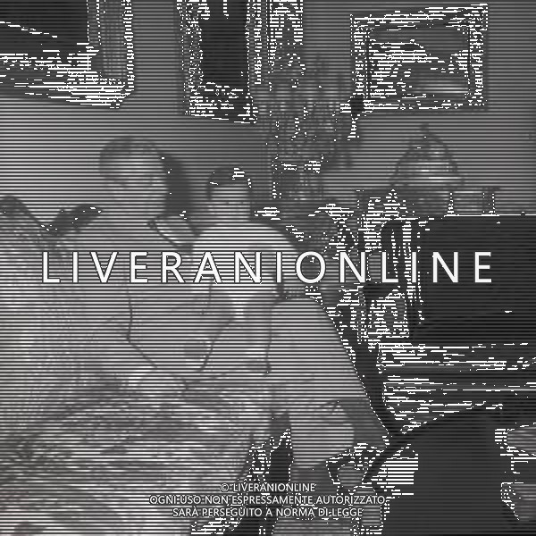 RETROSPETTIVA ANGELO MORATTI PETROLIERE E PRESIIDENTE DELL\'INTER NELLA FOTO ANGELO MORATTI CON IL NIPOTINO AG ALDO LIVERANI SAS