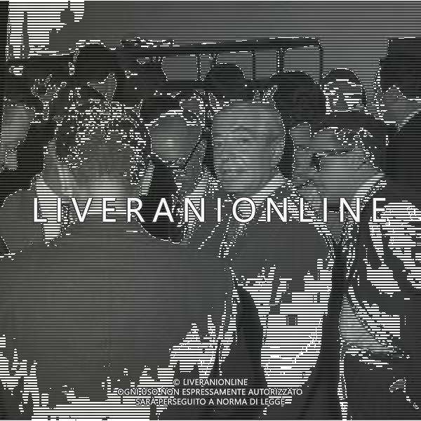 RETROSPETTIVA ANGELO MORATTI PETROLIERE E PRESIIDENTE DELL\'INTER NELLA FOTO ANGELO MORATTI CON IL NIPOTINO AG ALDO LIVERANI SAS