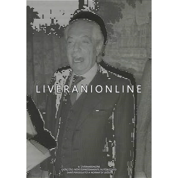 1981 MILANO PREMIO CHI HA FATTO GRANDE MILANO NELLA FOTO ANGELO MORATTI PRESIDENTE INTER AG ALDO LIVERANI SAS