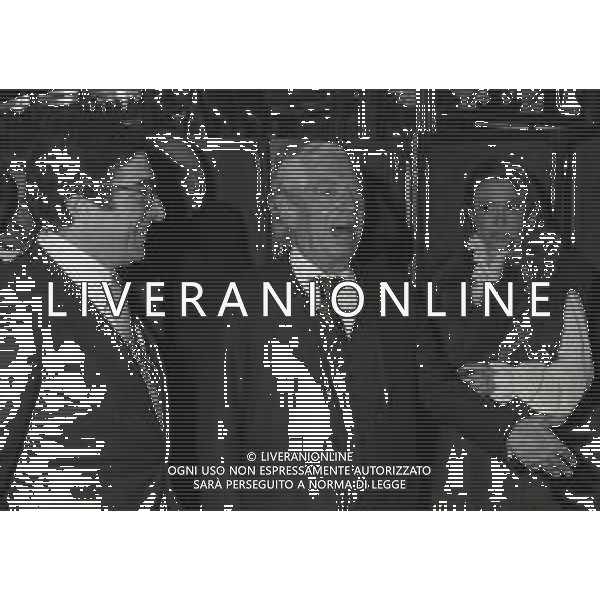 1981 MILANO PREMIO CHI HA FATTO GRANDE MILANO NELLA FOTO DINO SARTI E ANGELO MORATTI AG ALDO LIVERANI SAS