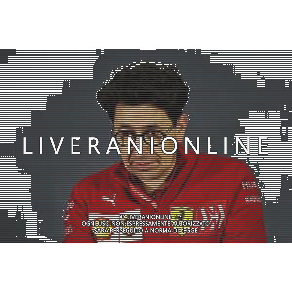 Mattia Binotto (ITA) Ferrari Team Principal in the FIA Press Conference. 12.04.2019. Formula 1 World Championship, Rd 3, Chinese Grand Prix, Shanghai, China, Practice Day. / AGENZIA ALDO LIVERANI SAS - ITALY ONLY EDITORIAL USE ONLY - Gp F1 Cina Shanghai Prove Libere 12.04.2019