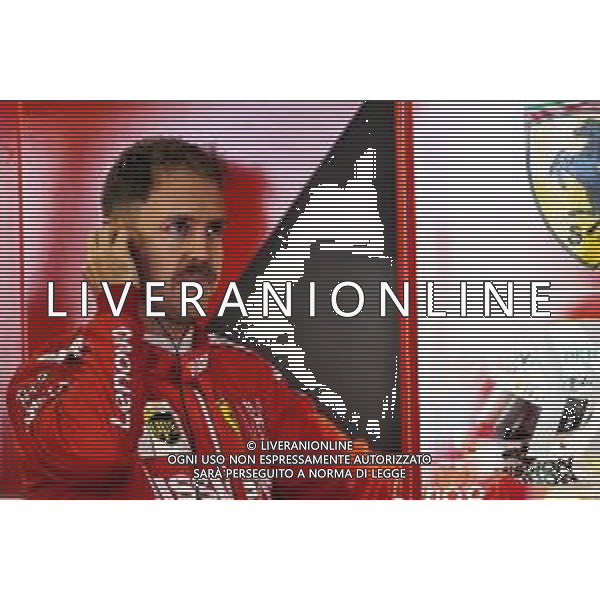 Sebastian Vettel (GER) Ferrari. 12.04.2019. Formula 1 World Championship, Rd 3, Chinese Grand Prix, Shanghai, China, Practice Day. / AGENZIA ALDO LIVERANI SAS - ITALY ONLY EDITORIAL USE ONLY - Gp F1 Cina Shanghai Prove Libere 12.04.2019