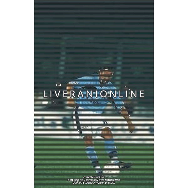 RETROSPETTIVA SINISA MIHAJLOVIC CALCIATORE NELLA FOTO SINISA MIHAJLOVIC CON LA MAGLIA DELLA LAZIO CALCIO AG ALDO LIVERANI SAS