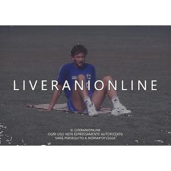 RETROSPETTIVA SINISA MIHAJLOVIC CALCIATORE NELLA FOTO SINISA MIHAJLOVIC CON LA MAGLIA DELLA SAMPDORIA CALCIO AG ALDO LIVERANI SAS