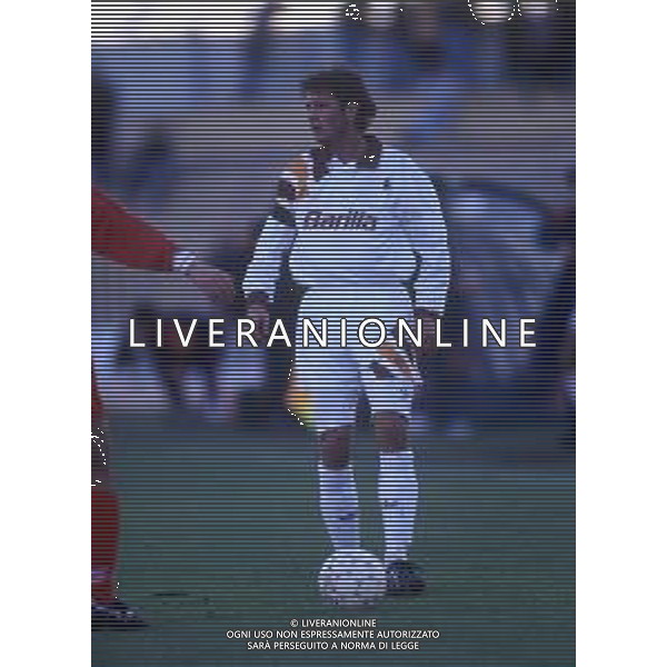 RETROSPETTIVA SINISA MIHAJLOVIC CALCIATORE NELLA FOTO SINISA MIHAJLOVIC CON LA MAGLIA DELLA ROMA CALCIO AG ALDO LIVERANI SAS