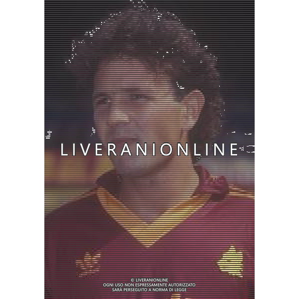 RETROSPETTIVA SINISA MIHAJLOVIC CALCIATORE NELLA FOTO SINISA MIHAJLOVIC CON LA MAGLIA DELLA ROMA CALCIO AG ALDO LIVERANI SAS