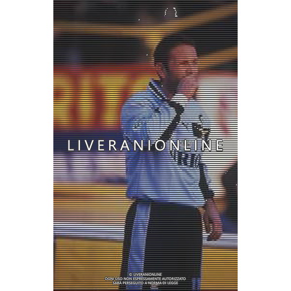 RETROSPETTIVA SINISA MIHAJLOVIC CALCIATORE NELLA FOTO SINISA MIHAJLOVIC CON LA MAGLIA DELLA LAZIO CALCIO AG ALDO LIVERANI SAS