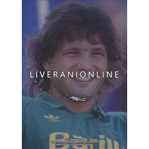 RETROSPETTIVA SINISA MIHAJLOVIC CALCIATORE NELLA FOTO SINISA MIHAJLOVIC CON LA MAGLIA DELLA ROMA CALCIO AG ALDO LIVERANI SAS