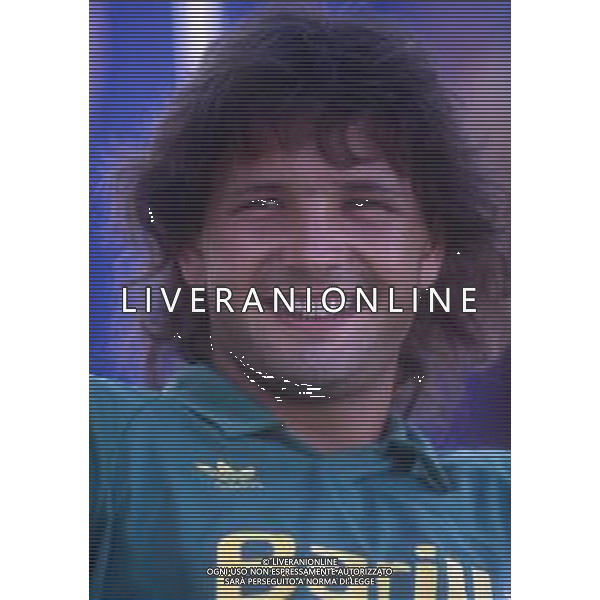RETROSPETTIVA SINISA MIHAJLOVIC CALCIATORE NELLA FOTO SINISA MIHAJLOVIC CON LA MAGLIA DELLA ROMA CALCIO AG ALDO LIVERANI SAS