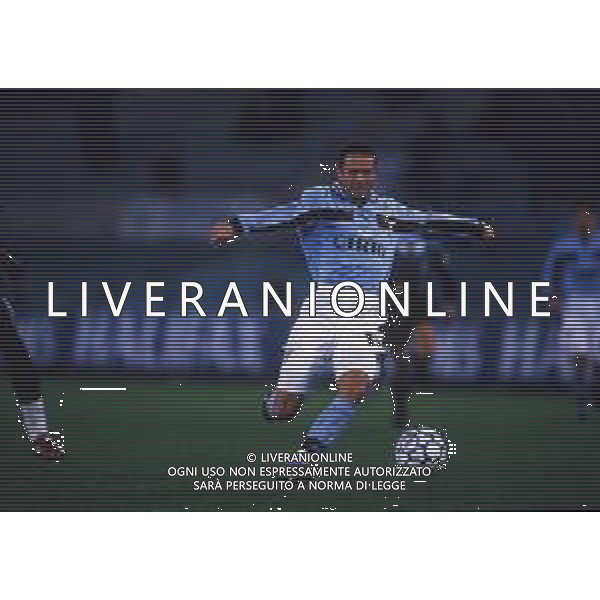 RETROSPETTIVA SINISA MIHAJLOVIC CALCIATORE NELLA FOTO SINISA MIHAJLOVIC CON LA MAGLIA DELLA LAZIO CALCIO AG ALDO LIVERANI SAS