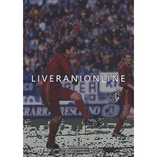 RETROSPETTIVA SINISA MIHAJLOVIC CALCIATORE NELLA FOTO SINISA MIHAJLOVIC CON LA MAGLIA DELLA ROMA CALCIO AG ALDO LIVERANI SAS