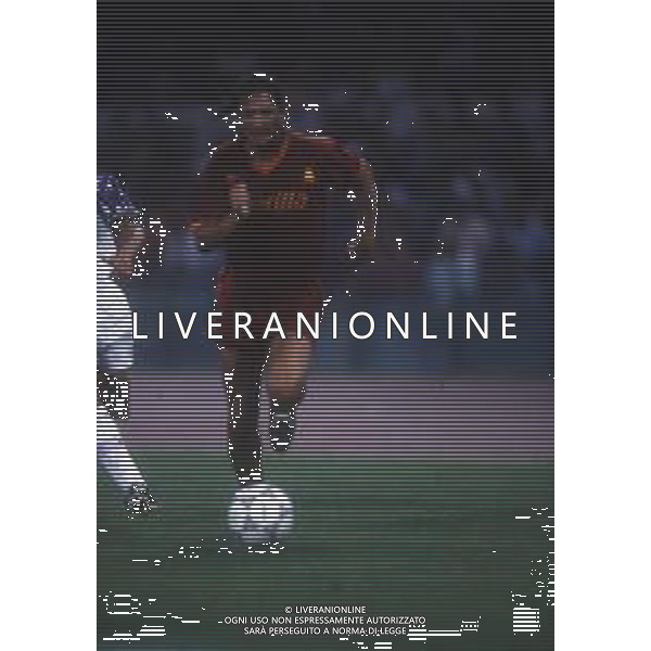 RETROSPETTIVA SINISA MIHAJLOVIC CALCIATORE NELLA FOTO SINISA MIHAJLOVIC CON LA MAGLIA DELLA ROMA CALCIO AG ALDO LIVERANI SAS