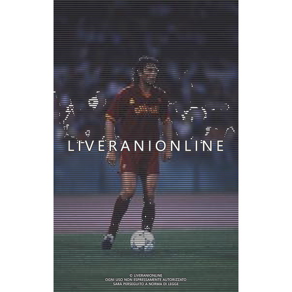RETROSPETTIVA SINISA MIHAJLOVIC CALCIATORE NELLA FOTO SINISA MIHAJLOVIC CON LA MAGLIA DELLA ROMA CALCIO AG ALDO LIVERANI SAS