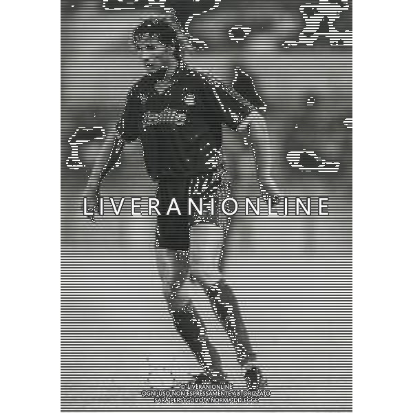 RETROSPETTIVA SINISA MIHAJLOVIC CALCIATORE NELLA FOTO SINISA MIHAJLOVIC CON LA MAGLIA DELLA ROMA CALCIO AG ALDO LIVERANI SAS